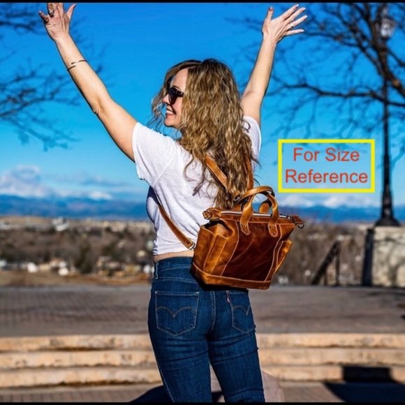 B. Makowsky Black Leather Convertible Backpack Tote main image 3